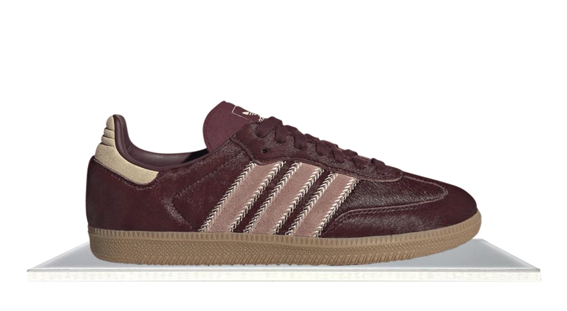 Adidas Samba Maroon Sand Strata Pony