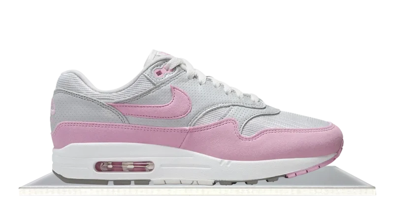 Air Max 1 Metallic Platinum Pink Rise