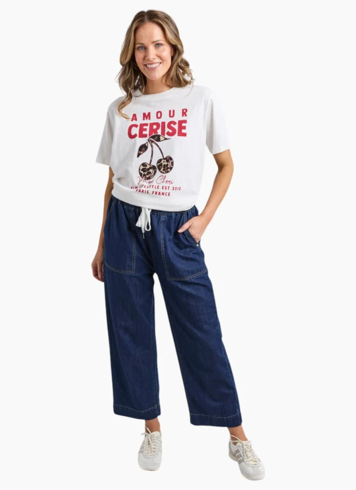 Greta Slim Leg Denim Jean Pant