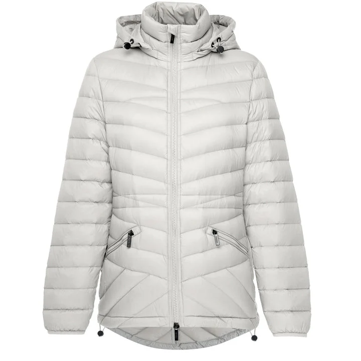 Cushla duckdown jacket silver