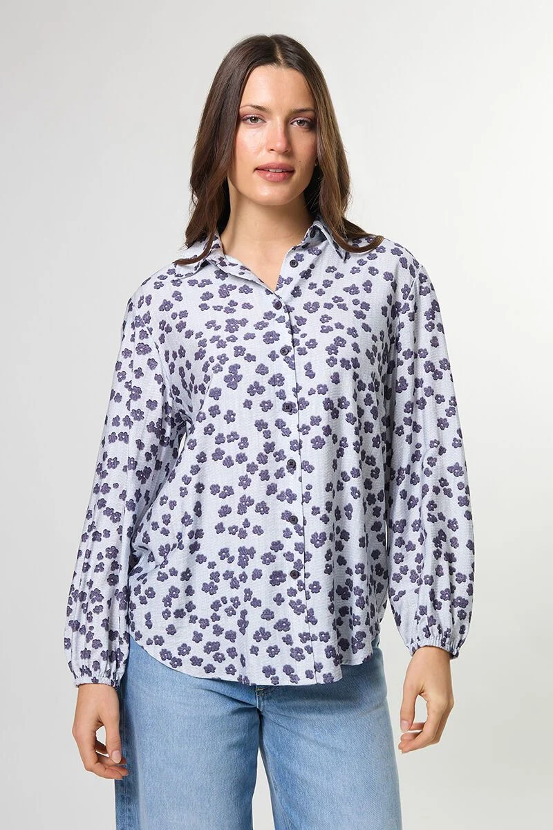 Charlote blouse indigo