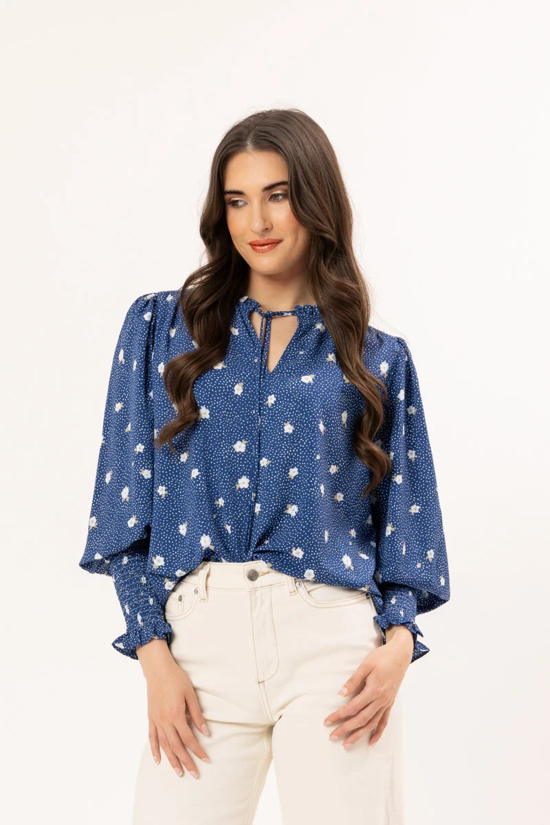 byron blouse scattered bloom