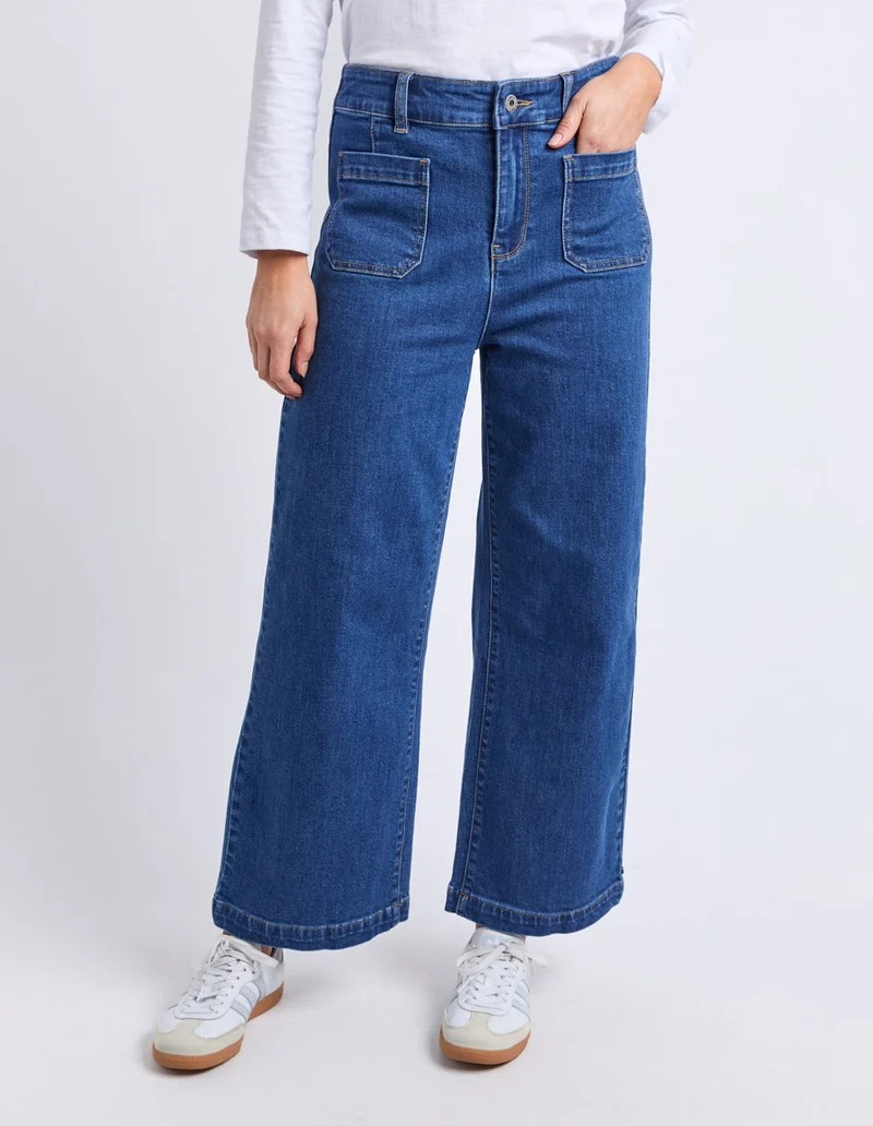 Alyssa front pocket jean blue (Last one size 16)