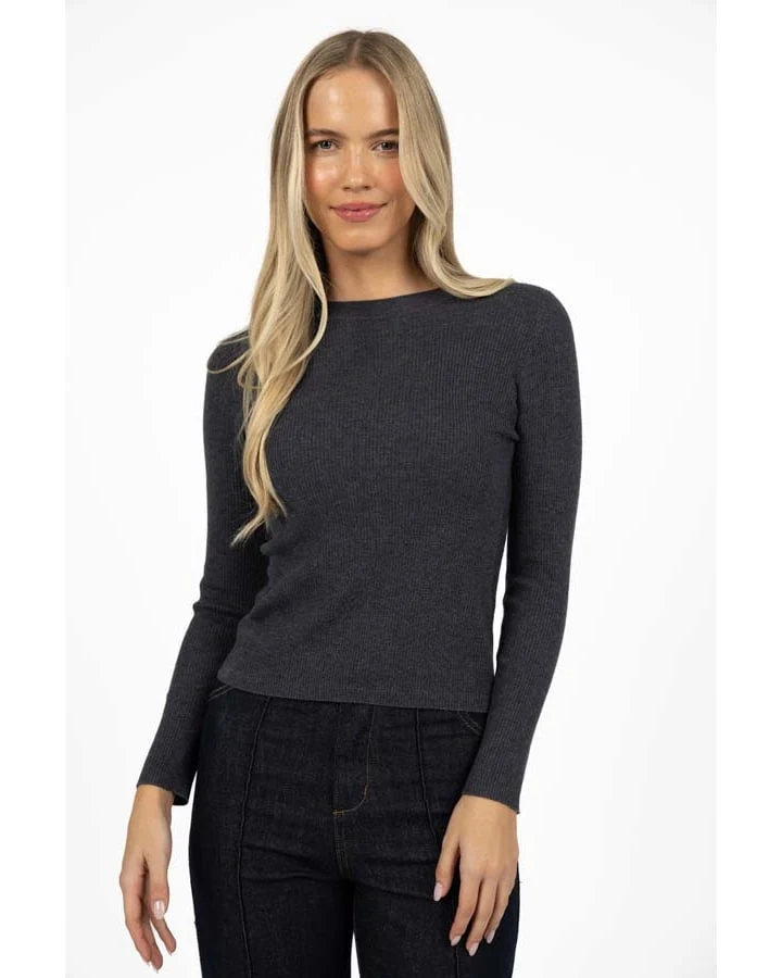 Tempo top charcoal
