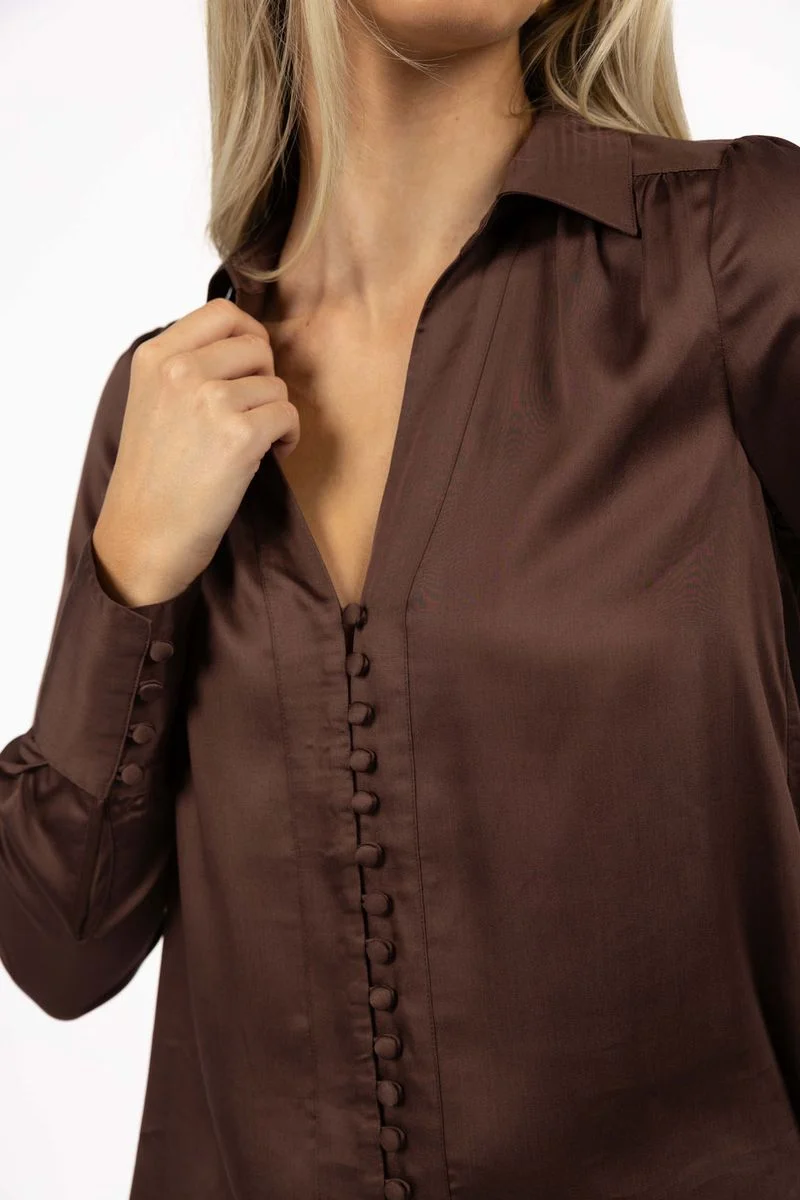Poppy shirt cocoa