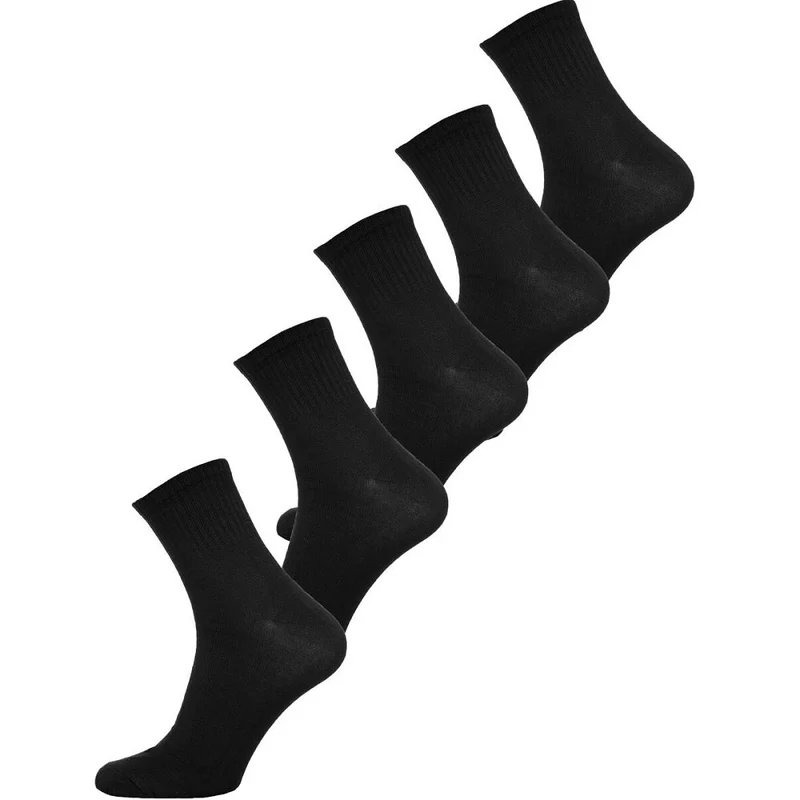 Svarta strumpor för herr - 5-pack
