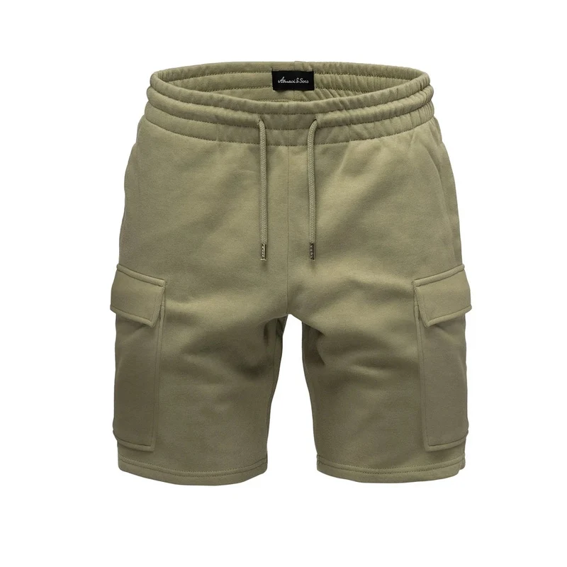 Sweatshorts Gröna Herr med Cargofickor – Amaci & Sons