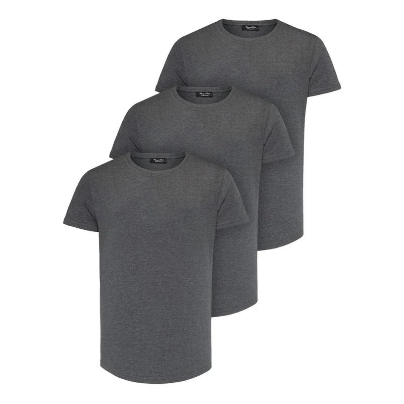 3-pack mörkgrå t-shirts herr – Amaci & Sons