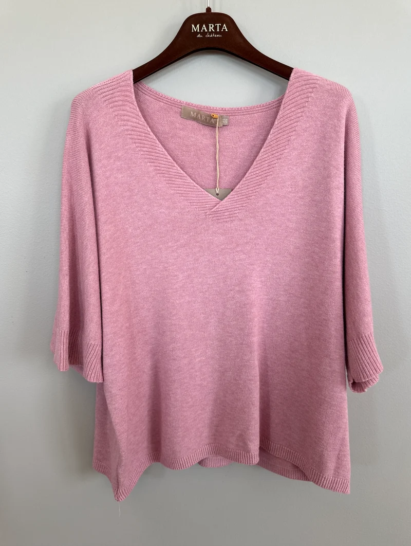 Blus MdcInaya - Rosa Melange