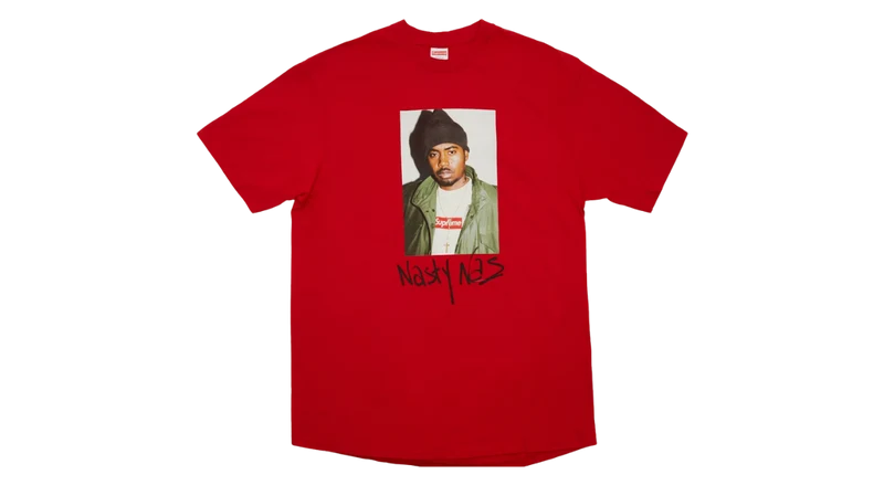 Supreme Nas Tee Red