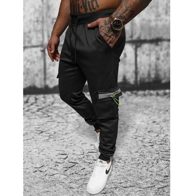 Svarta träningsbyxor i polyester - Sweatpants
