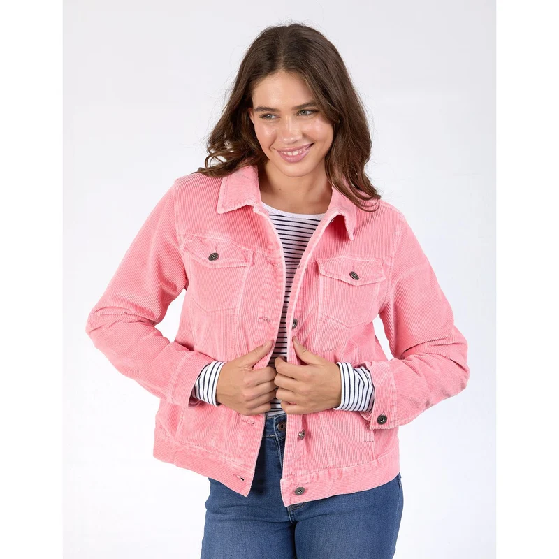 Fleur cord jacket charm pink (Last one size 10)