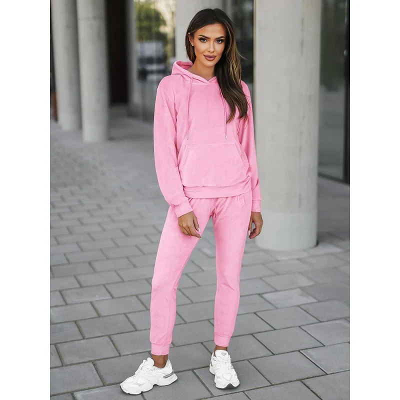 Dam Träningsoverall - Rosa joggingset