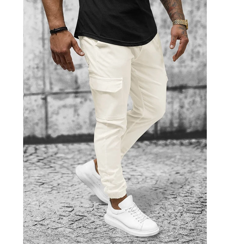 Chinos med cargofickor - Herrbyxor