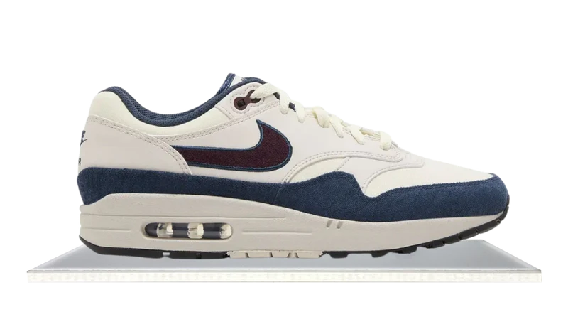 Air Max 1 Coconut Milk Burgundy Crush Navy