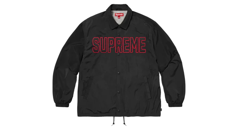 Supreme Spellout Coaches Jacket Black