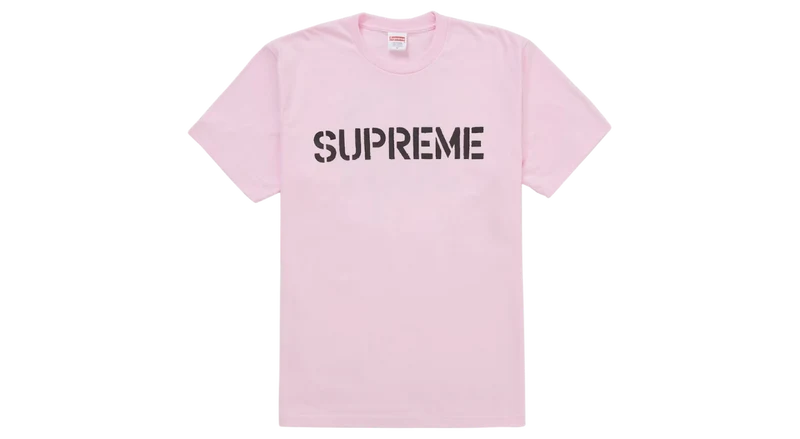 Supreme Hard Tee Light Pink