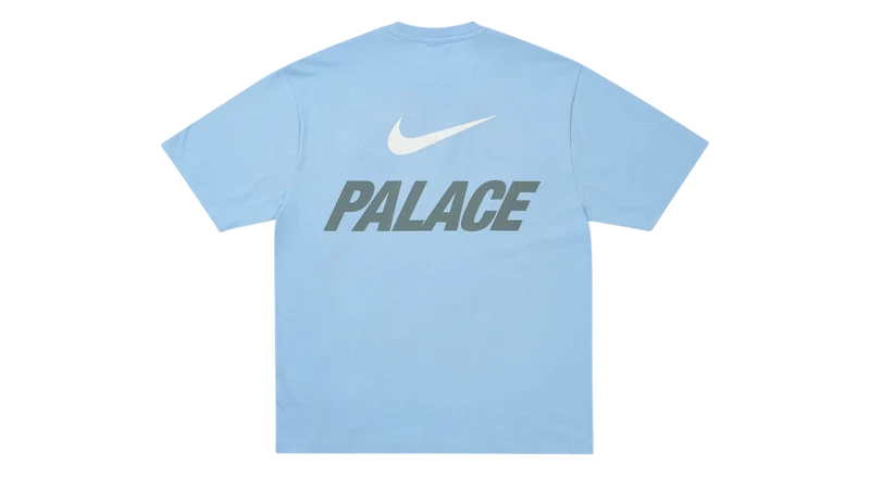 Palace x Nike Font Swoosh T-shirt Sky Blue