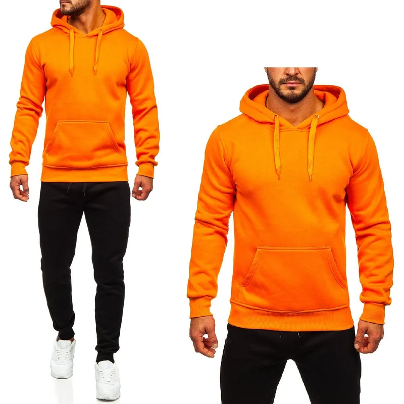 Träningsoverall Orange/Svart – Herrkläder