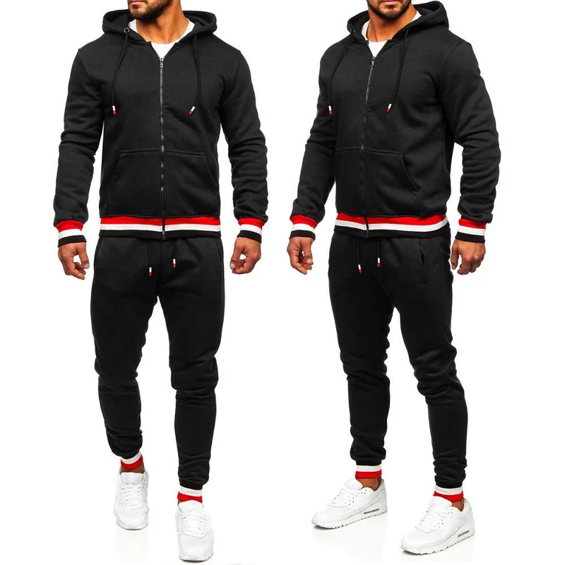 Träningsoverall Herr - Byxor och Hoodie