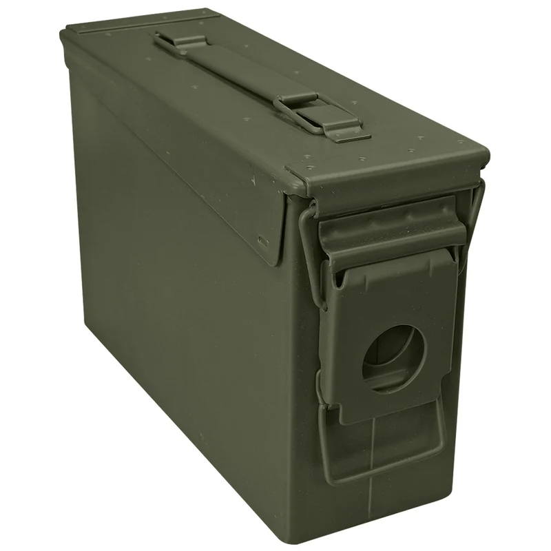 British Army 30 Cal Metal Ammo Box - New