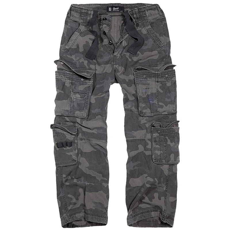 Brandit Pure Vintage Cargo Trousers Dark Camo