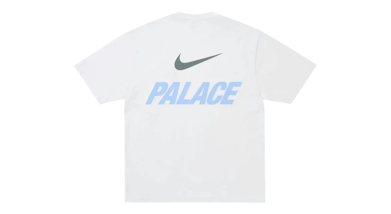Palace x Nike Font Swoosh T-shirt White
