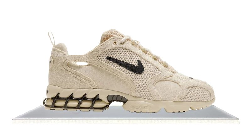 Air Zoom Spiridon Cage 2 Stussy Fossil