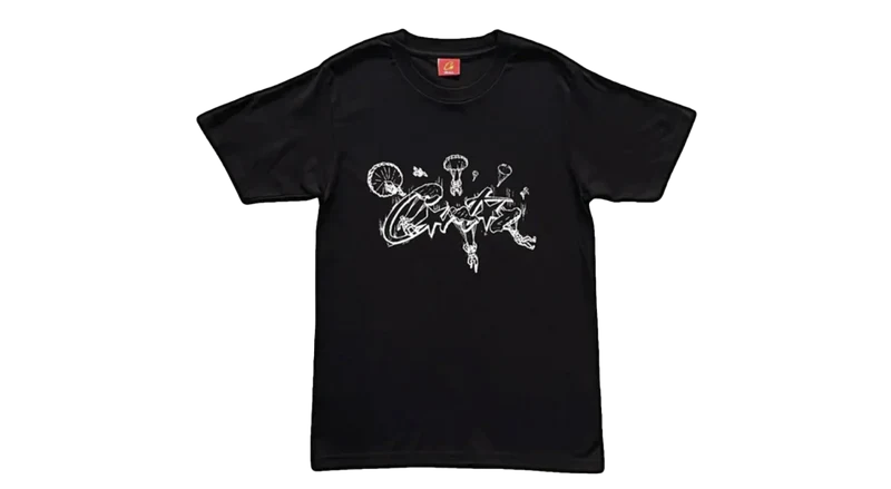 Corteiz Allstarz Skydiver Tee Black