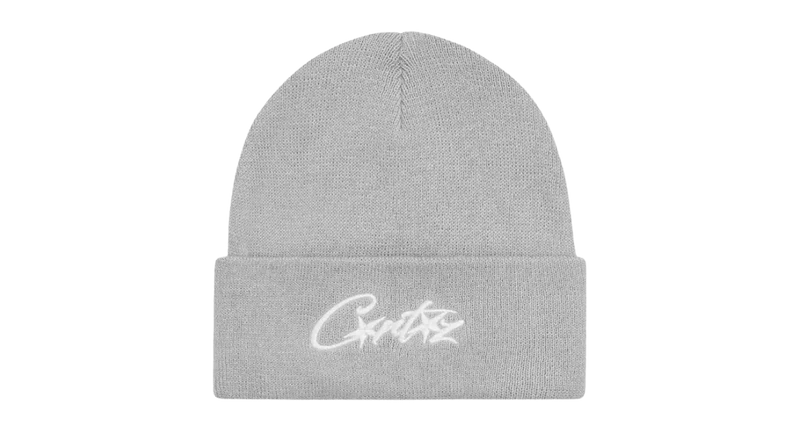Corteiz Folded Allstarz Beanie Grey