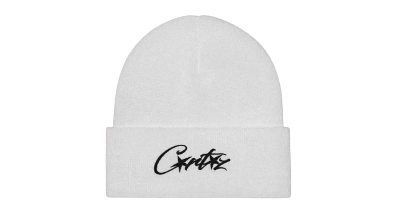 Corteiz Folded Allstarz Beanie White