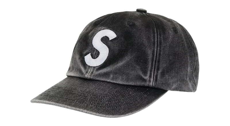 Supreme Pigment Coated S Logo 6-Panel Navy (SS26)