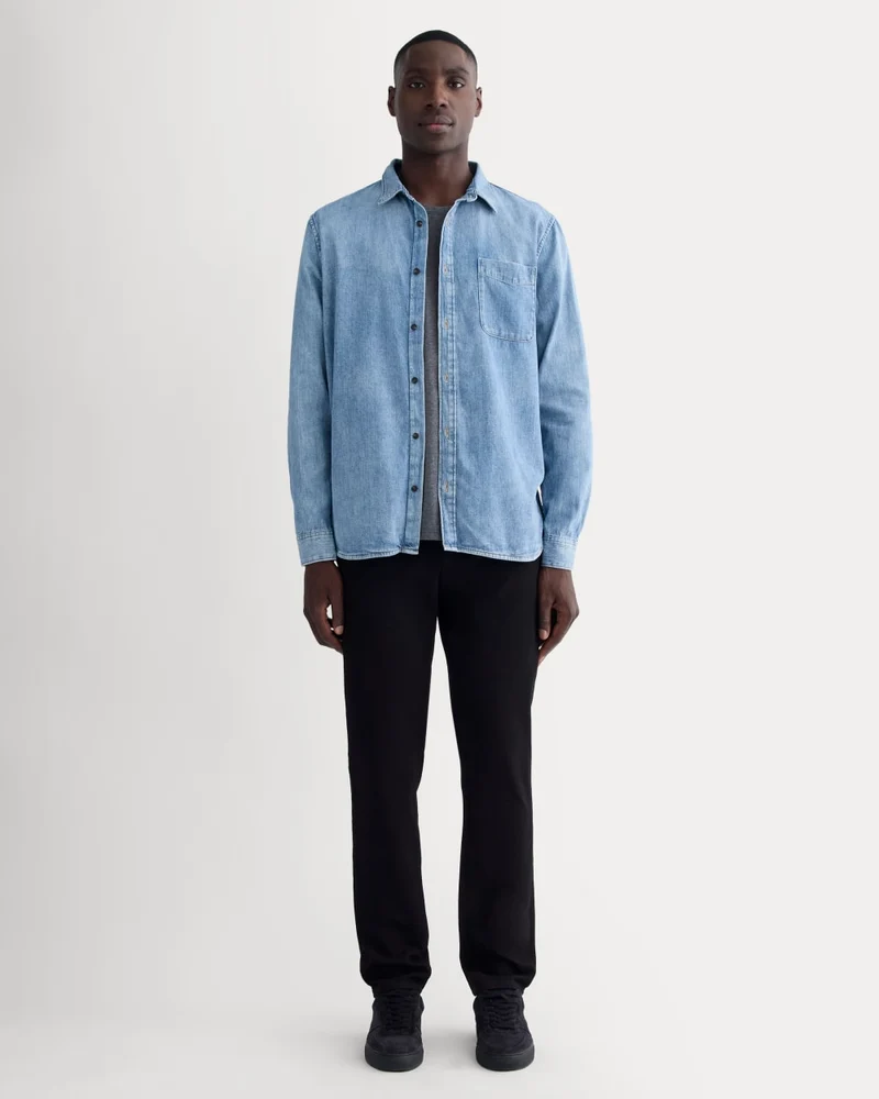 The Relaxed 4-Way Stretch Organic Jean | Uniform | Black