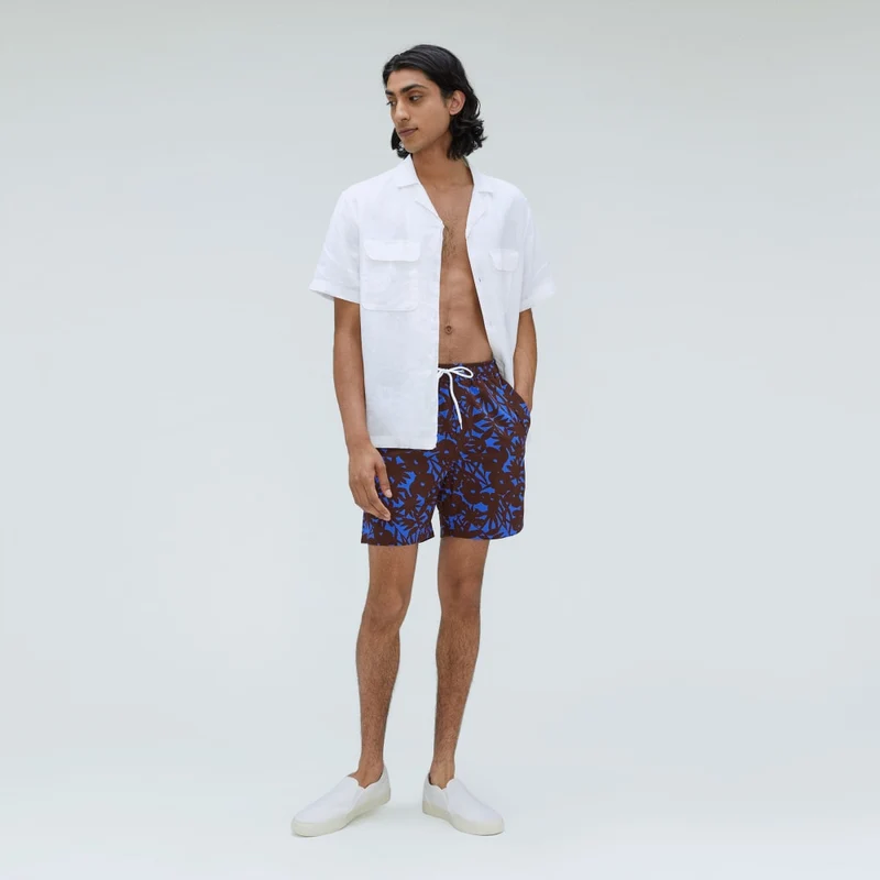 The ReNew Swim Short | Chicory Floral