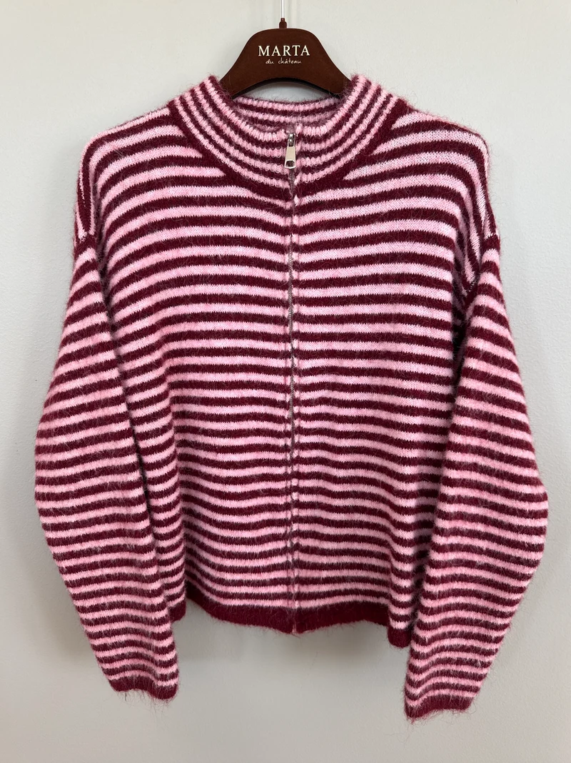Cardigan Anais - Bordeaux