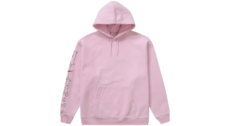 Supreme x Nike Hoodie Pink