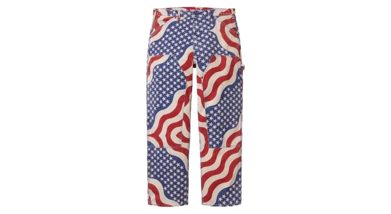 Supreme American Flag Painter Pant