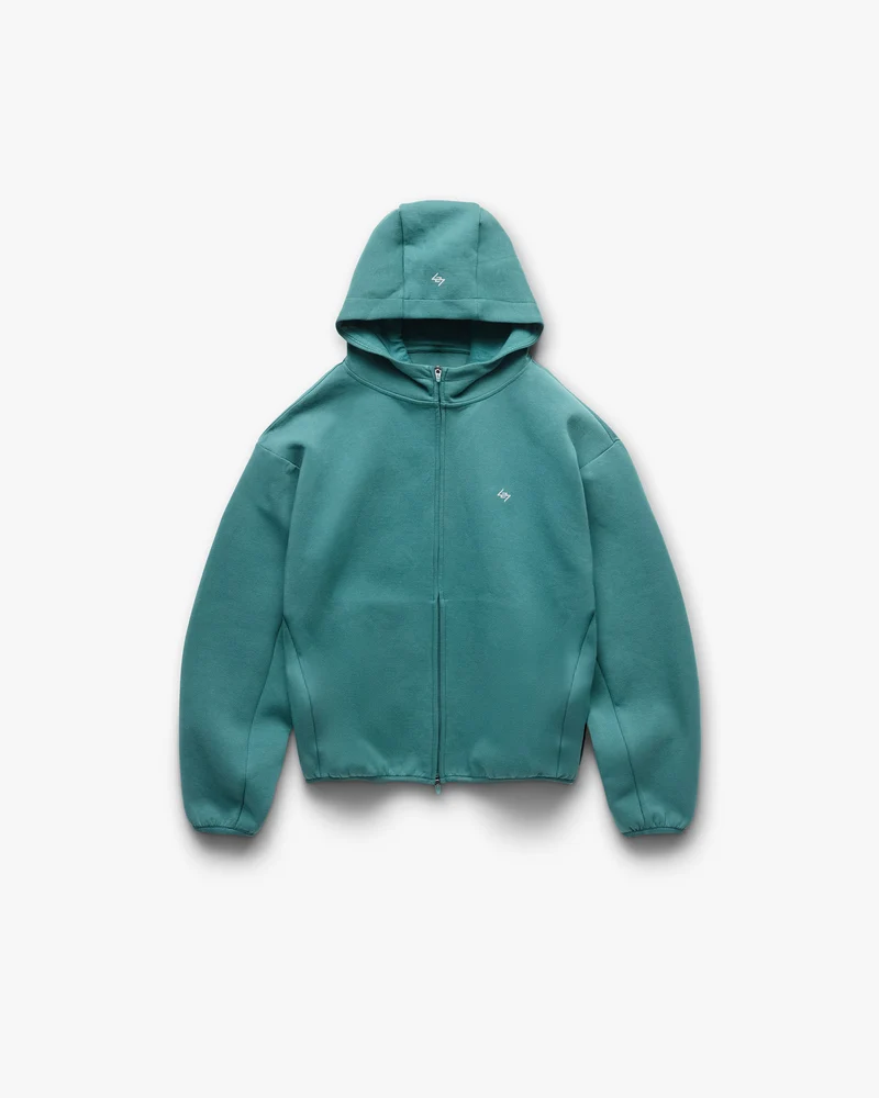 247 Form Zip Hoodie - Teal