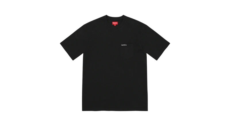 Supreme S/S Pocket Tee Black (SS22)