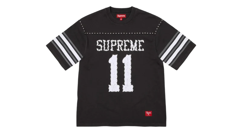 Supreme Studded S/S Football Top Black (SS26)