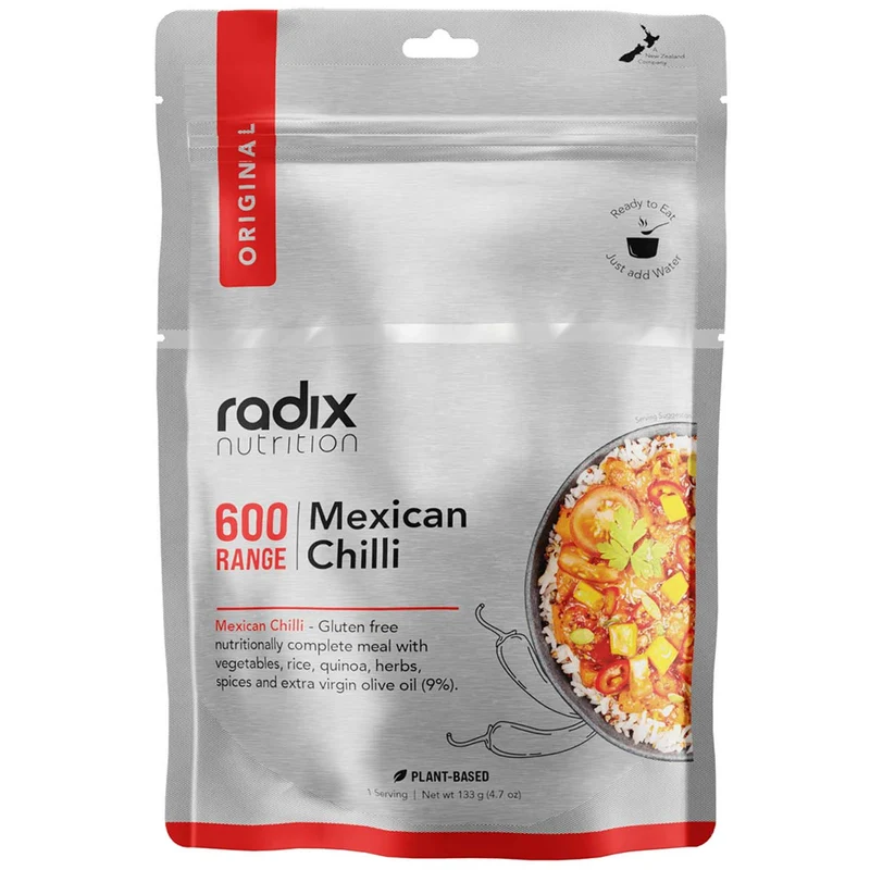 Radix Nutrition Freeze-Dried Meal Mexican Chilli 600kcal / 800kcal
