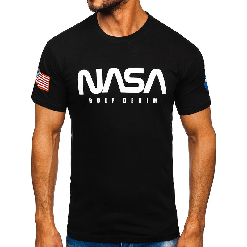 Svart T-Shirt printed NASA