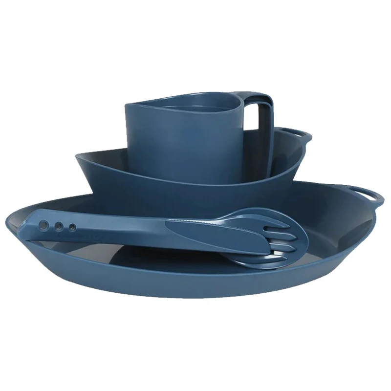 Lifeventure Ellipse Camping Tableware Set Navy