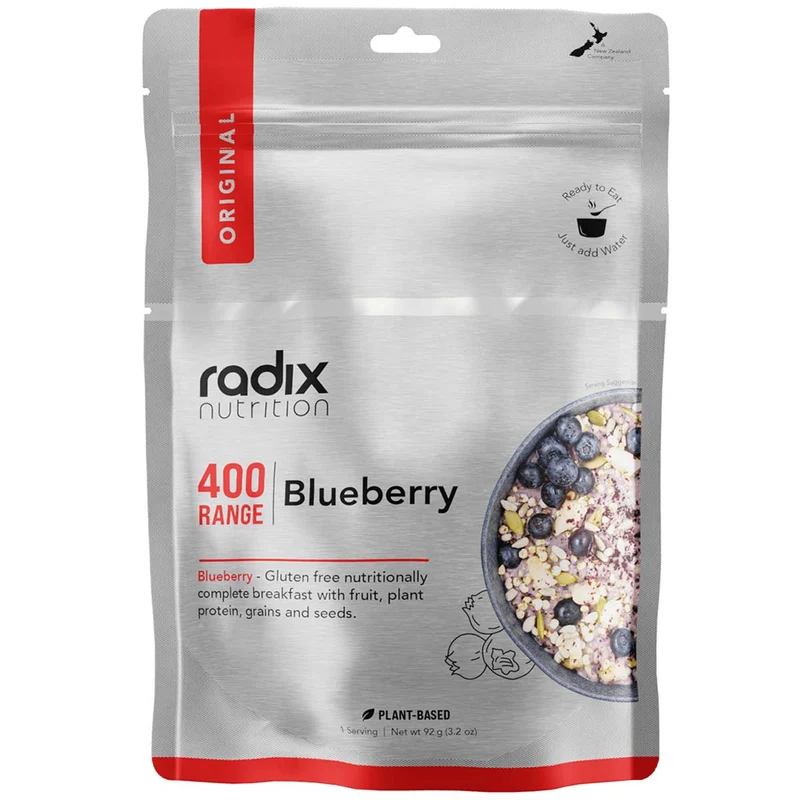 Radix Nutrition Freeze-Dried Meal Blueberry Breakfast 400kcal / 800kcal