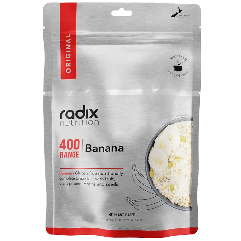 Radix Nutrition Freeze-Dried Meal Banana Breakfast 400kcal / 800kcal