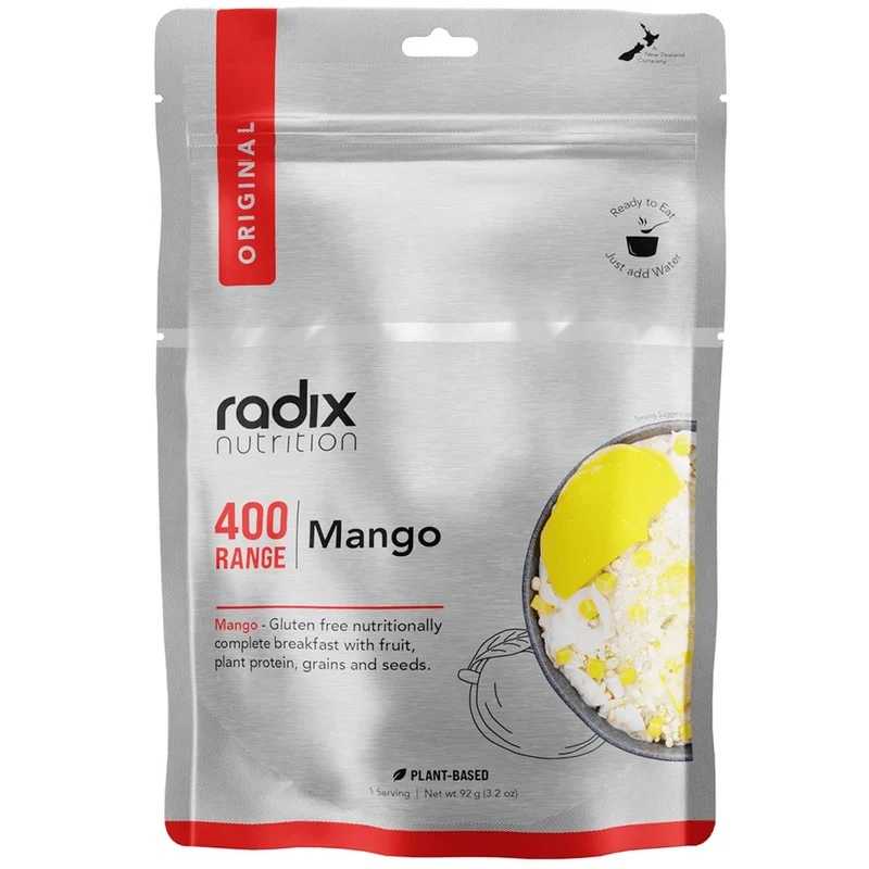 Radix Nutrition Freeze-Dried Meal Mango Breakfast 400kcal / 800kcal