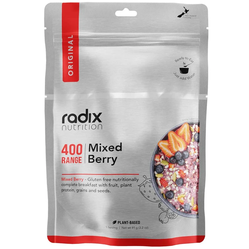 Radix Nutrition Freeze-Dried Meal Mixed Berry Breakfast 400kcal / 800kcal