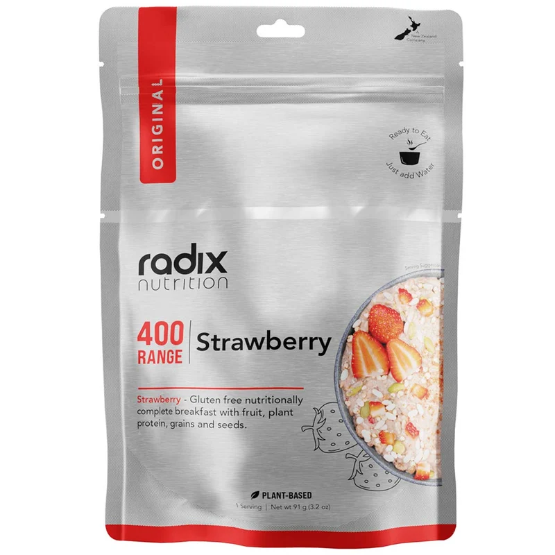 Radix Nutrition Freeze-Dried Meal Strawberry Breakfast 400kcal / 800kcal