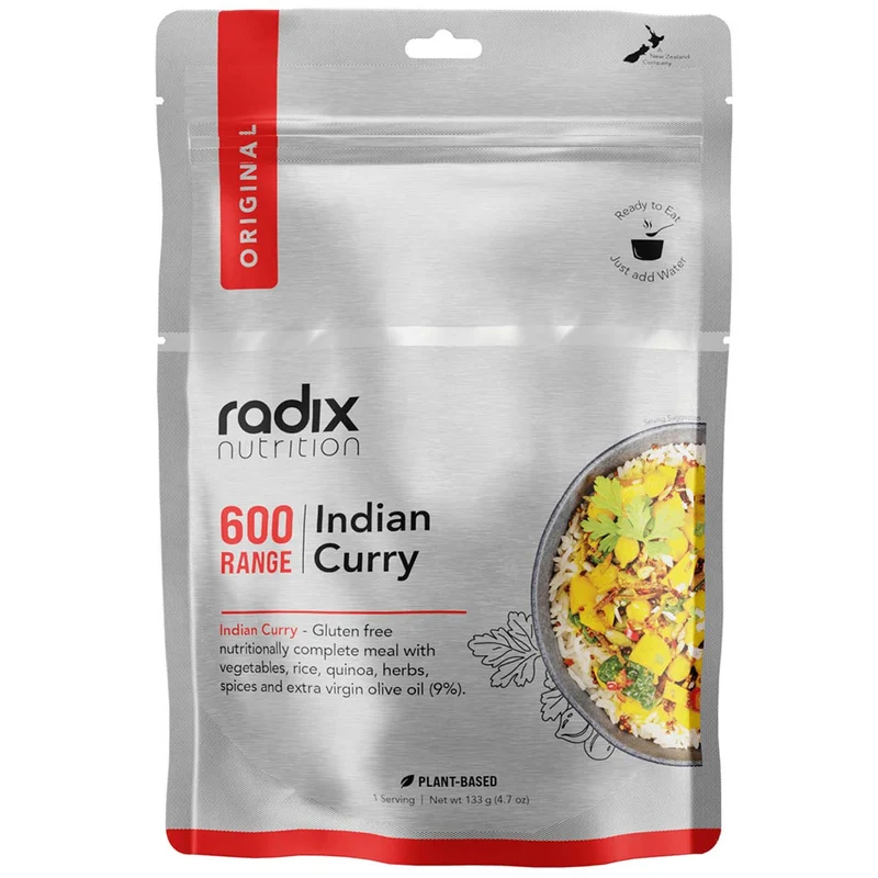 Radix Nutrition Freeze-Dried Meal Indian Curry 600kcal / 800kcal