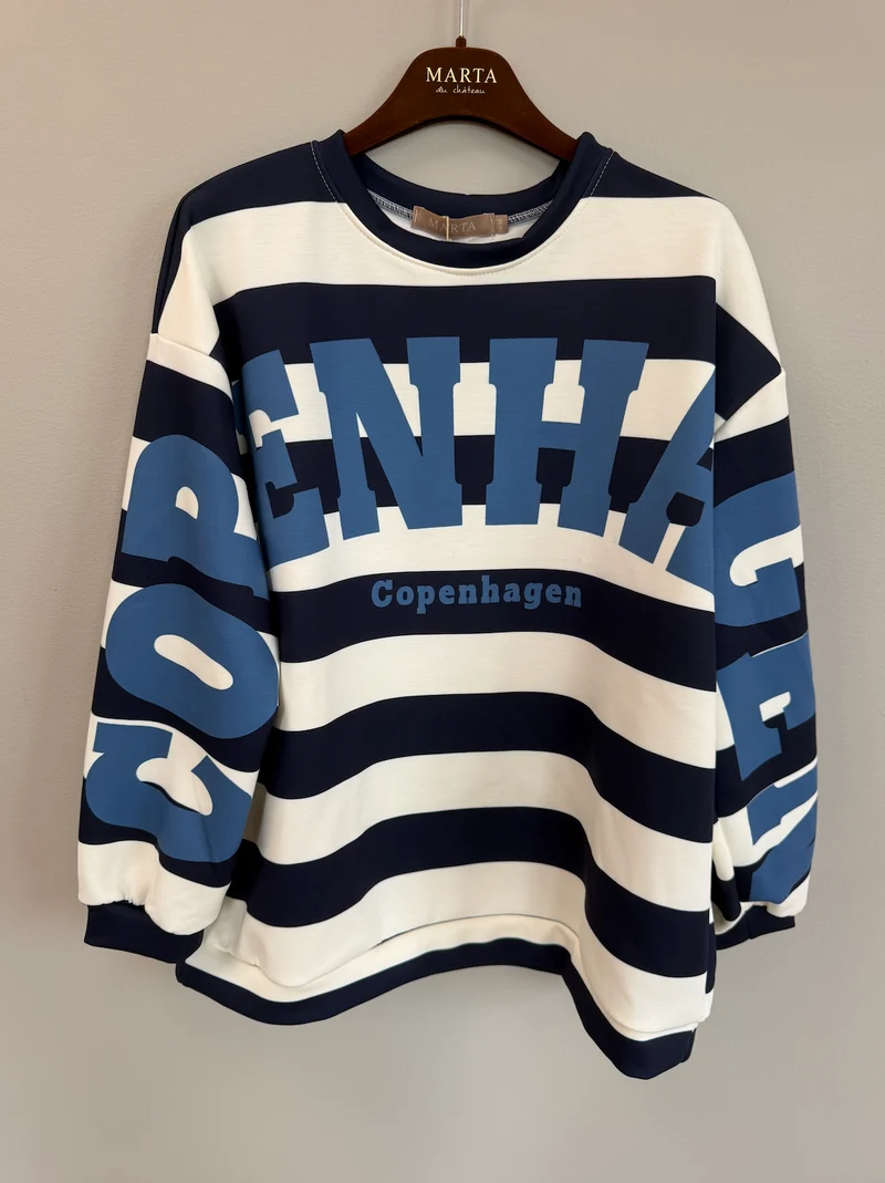 Blus Nerina - Blue jeans
